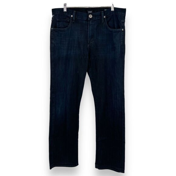 Citizens of Humanity Dark Wash Straight Leg Slim Fit Men's 34 x 30 Blue Jeans - Picture 1 of 12